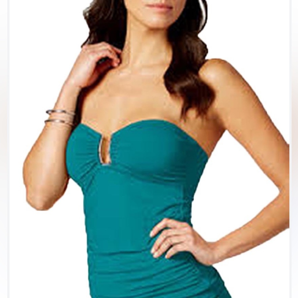 Calvin Klein Bandeau Tankini Swim Top